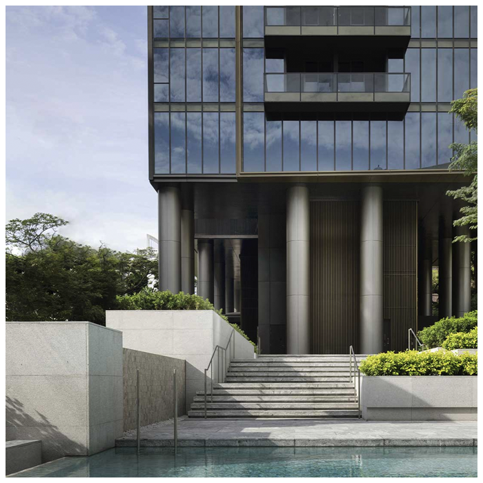 Granite Exterior Luxury Condominium Projects Cuscaden Reserve Singapore