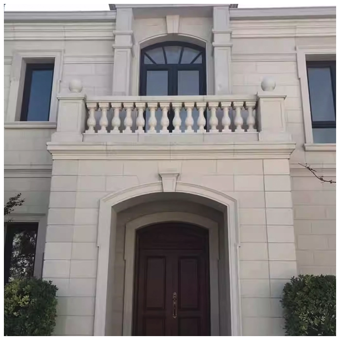 Moca Cream Limestone Villa External Wall Projects MQ STONE