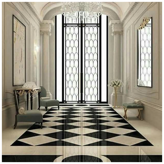 Natural Marble Polished Tiles For Luxury Villa Lobby MQ STONE