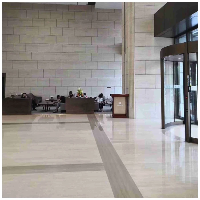 Classic Roman Travertine Interior Floor and Wall Projects For Office Buildings Classic Roman Travertine Interior Floor and Wall Projects For Office Buildings